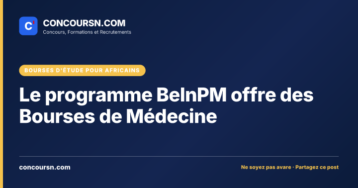 Illustration de l’article : Le programme BeInPM offre des Bourses de Médecine