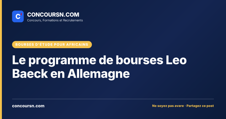 Le programme de bourses Leo Baeck en Allemagne