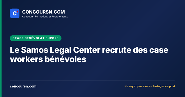 Illustration de l’article : Le Samos Legal Center recrute des case workers bénévoles