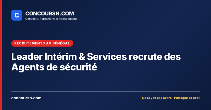Illustration de l’article : Leader Intérim & Services recrute des Agents de sécurité