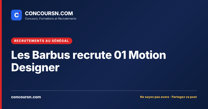 Illustration de l’article : Les Barbus recrute 01 Motion Designer