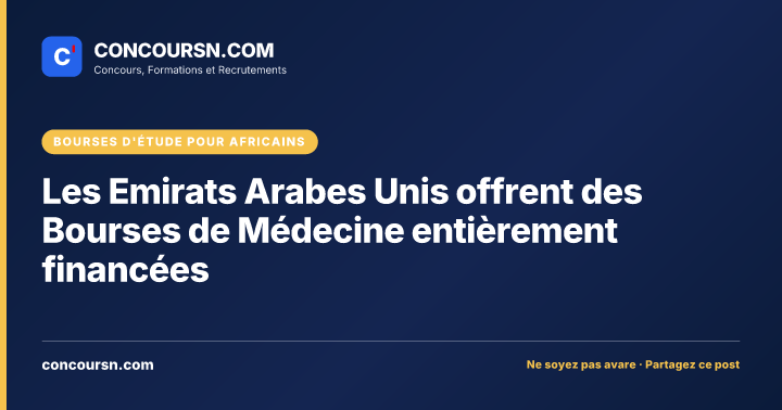 Illustration de l’article : Les Emirats Arabes Unis offrent des Bourses de Médecine entièrement financées