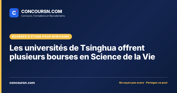 Illustration de l’article : Les universités de Tsinghua offrent plusieurs bourses en Science de la Vie