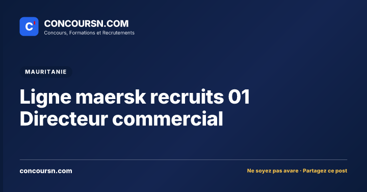 Illustration de l’article : Ligne maersk recruits 01 Directeur commercial