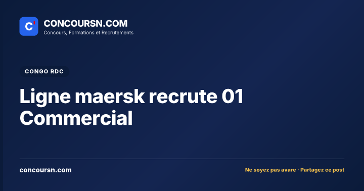 Illustration de l’article : Ligne maersk recrute 01 Commercial