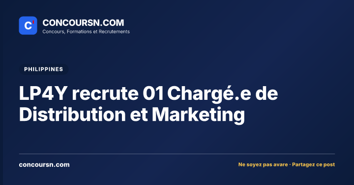 Illustration de l’article : LP4Y recrute 01 Chargé.e de Distribution et Marketing