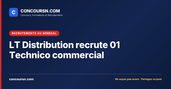 Illustration de l’article : LT Distribution recrute 01 Technico commercial