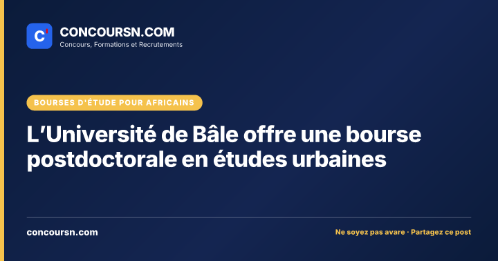 Illustration de l’article : L’Université de Bâle offre une bourse postdoctorale en études urbaines