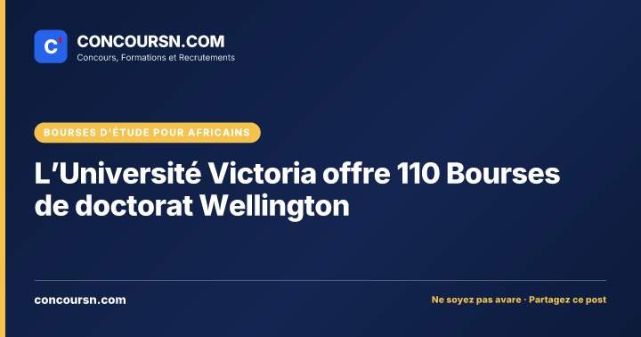 Illustration de l’article : L’Université Victoria offre 110 Bourses de doctorat Wellington
