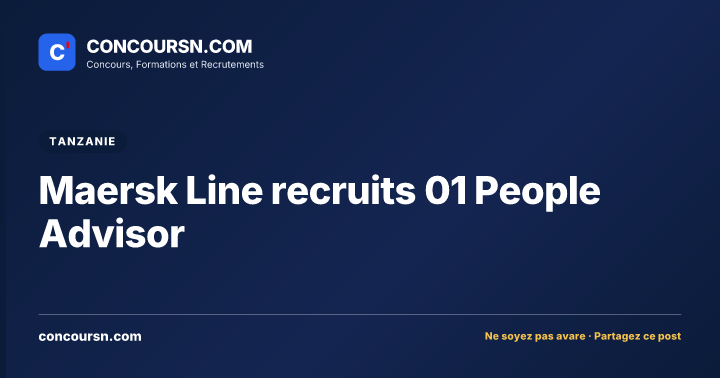 Illustration de l’article : Maersk Line recruits 01 People Advisor