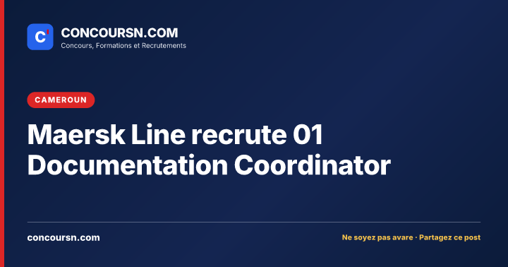Illustration de l’article : Maersk Line recrute 01 Documentation Coordinator