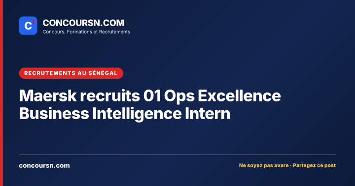 Illustration de l’article : Maersk recruits 01 Ops Excellence Business Intelligence Intern