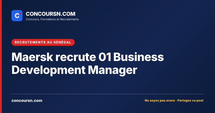 Illustration de l’article : Maersk recrute 01 Business Development Manager