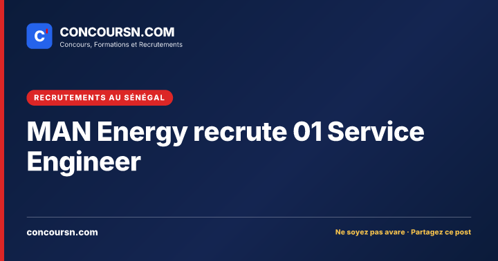 Illustration de l’article : MAN Energy recrute 01 Service Engineer