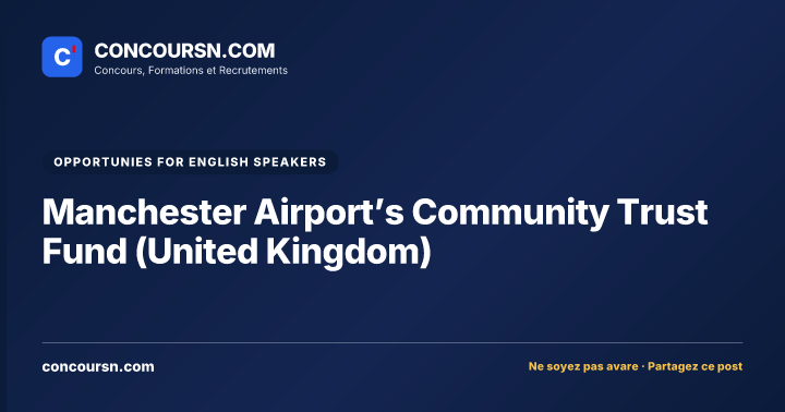 Illustration de l’article : Manchester Airport’s Community Trust Fund (United Kingdom)