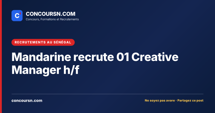 Illustration de l’article : Mandarine recrute 01 Creative Manager h/f