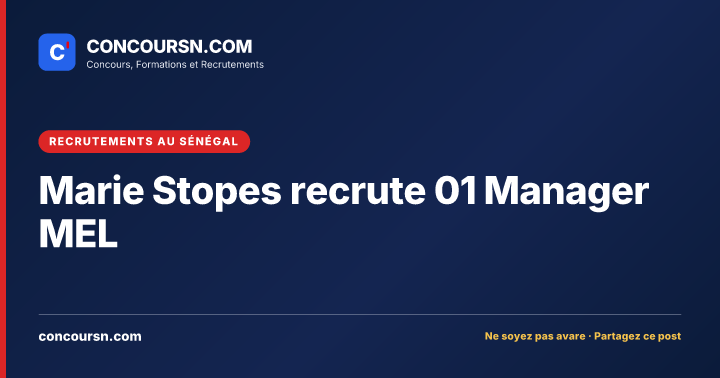 Illustration de l’article : Marie Stopes recrute 01 Manager MEL