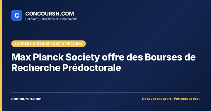 Illustration de l’article : Max Planck Society offre des Bourses de Recherche Prédoctorale