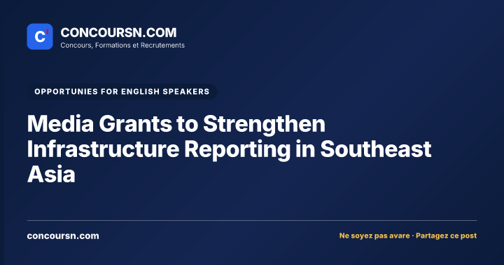 Illustration de l’article : Media Grants to Strengthen Infrastructure Reporting in Southeast Asia