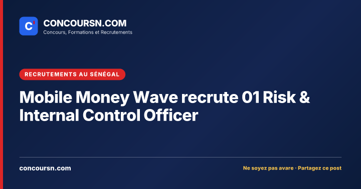 Illustration de l’article : Mobile Money Wave recrute 01 Risk & Internal Control Officer