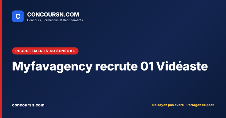 Illustration de l’article : Myfavagency recrute 01 Vidéaste