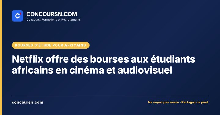 Illustration de l’article : Netflix offre des bourses aux étudiants africains en cinéma et audiovisuel