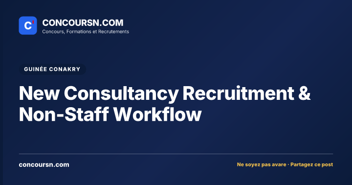 Illustration de l’article : New Consultancy Recruitment & Non-Staff Workflow