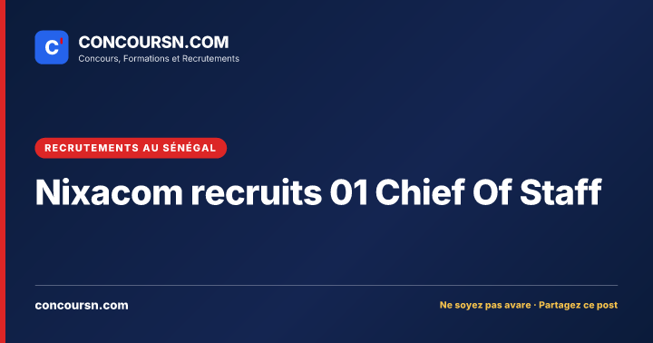 Illustration de l’article : Nixacom recruits 01 Chief Of Staff