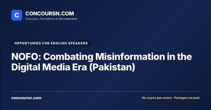 Illustration de l’article : NOFO: Combating Misinformation in the Digital Media Era (Pakistan)