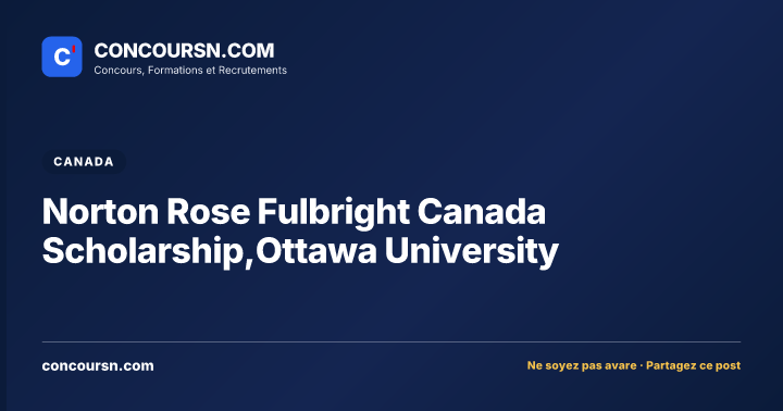 Illustration de l’article : Norton Rose Fulbright Canada Scholarship,Ottawa University