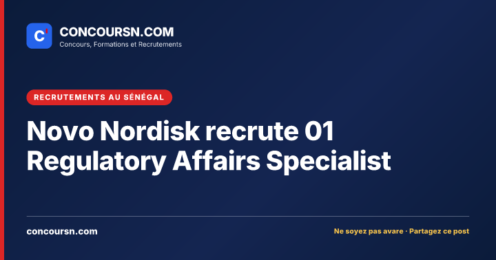 Illustration de l’article : Novo Nordisk recrute 01 Regulatory Affairs Specialist
