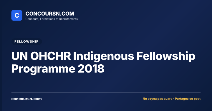Illustration de l’article : UN OHCHR Indigenous Fellowship Programme 2018