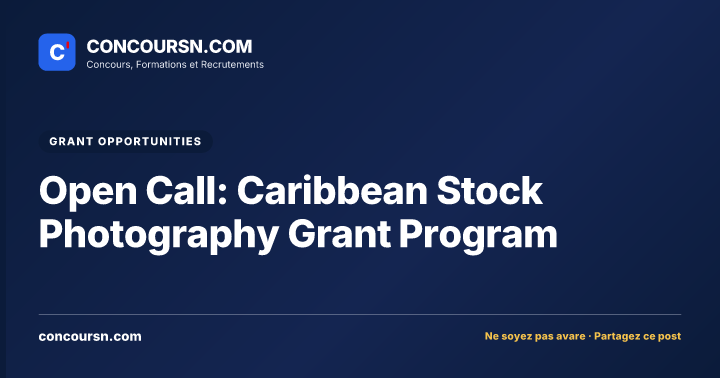 Illustration de l’article : Open Call: Caribbean Stock Photography Grant Program