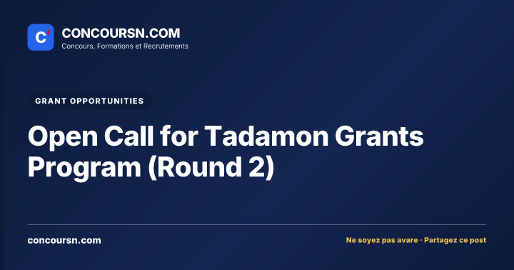 Illustration de l’article : Open Call for Tadamon Grants Program (Round 2)