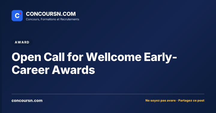 Illustration de l’article : Open Call for Wellcome Early-Career Awards