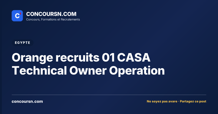 Illustration de l’article : Orange recruits 01 CASA Technical Owner Operation