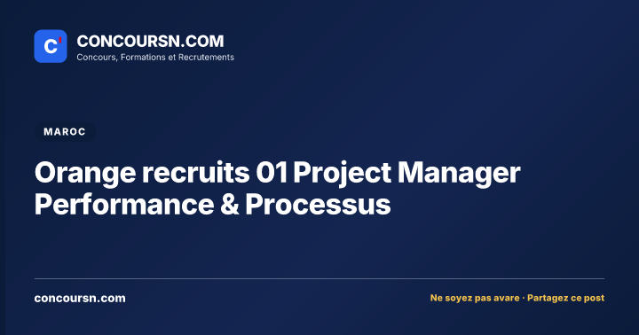 Illustration de l’article : Orange recruits 01 Project Manager Performance & Processus