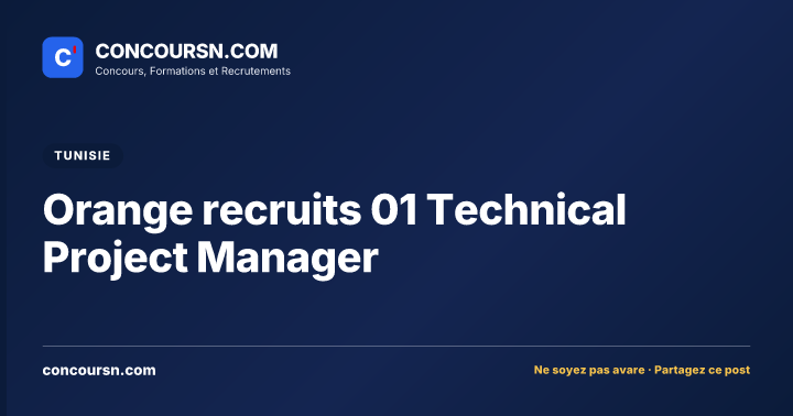 Illustration de l’article : Orange recruits 01 Technical Project Manager