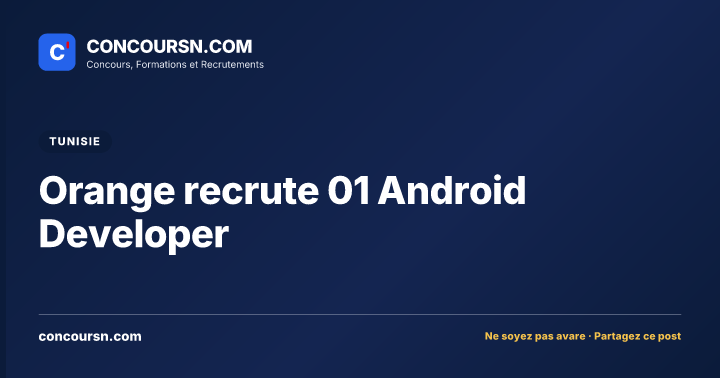 Illustration de l’article : Orange recrute 01 Android Developer
