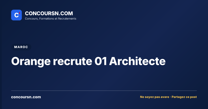 Illustration de l’article : Orange recrute 01 Architecte