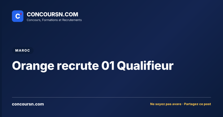 Illustration de l’article : Orange recrute 01 Qualifieur