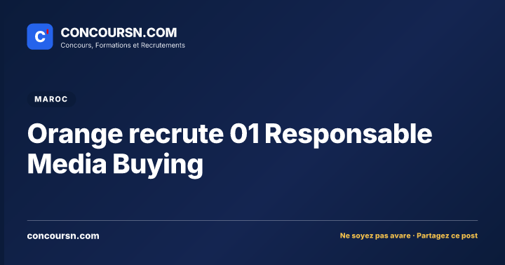 Illustration de l’article : Orange recrute 01 Responsable Media Buying