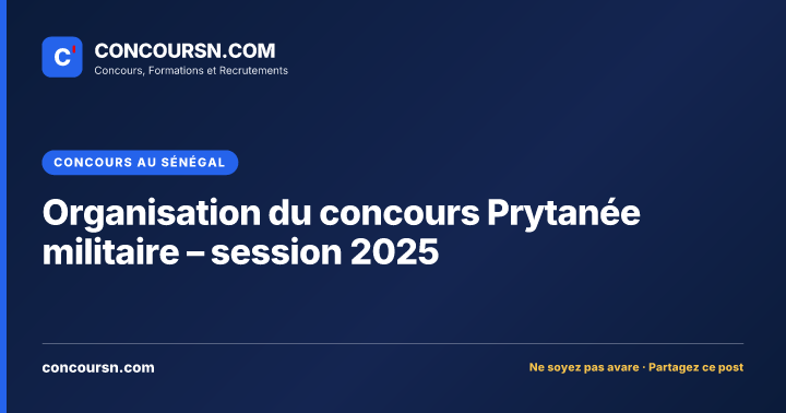 Illustration de l’article : Organisation du concours Prytanée militaire – session 2025
