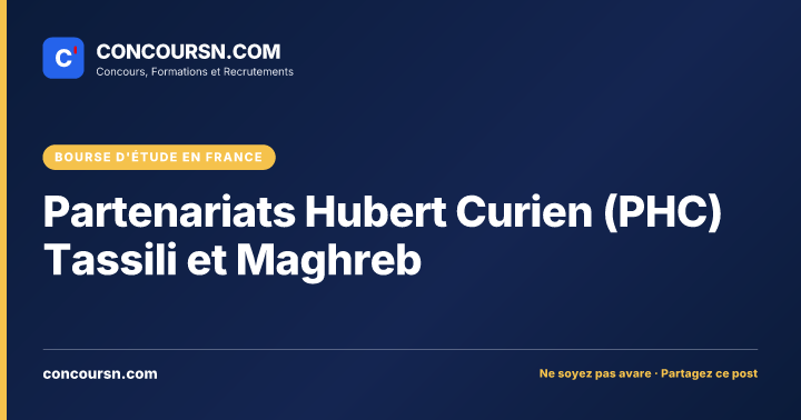 Illustration de l’article : Partenariats Hubert Curien (PHC) Tassili et Maghreb