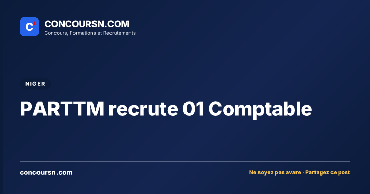 Illustration de l’article : PARTTM recrute 01 Comptable
