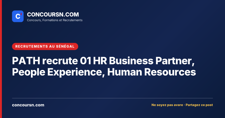 Illustration de l’article : PATH recrute 01 HR Business Partner, People Experience, Human Resources