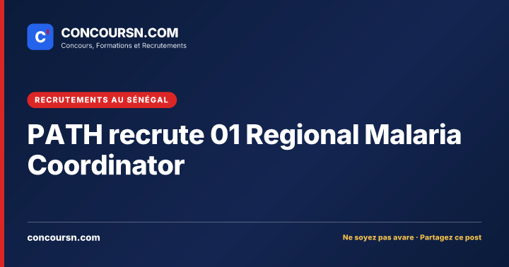 Illustration de l’article : PATH recrute 01 Regional Malaria Coordinator