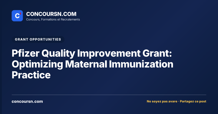 Illustration de l’article : Pfizer Quality Improvement Grant: Optimizing Maternal Immunization Practice