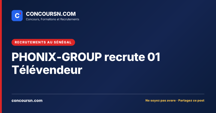 Illustration de l’article : PHONIX-GROUP recrute 01 Télévendeur