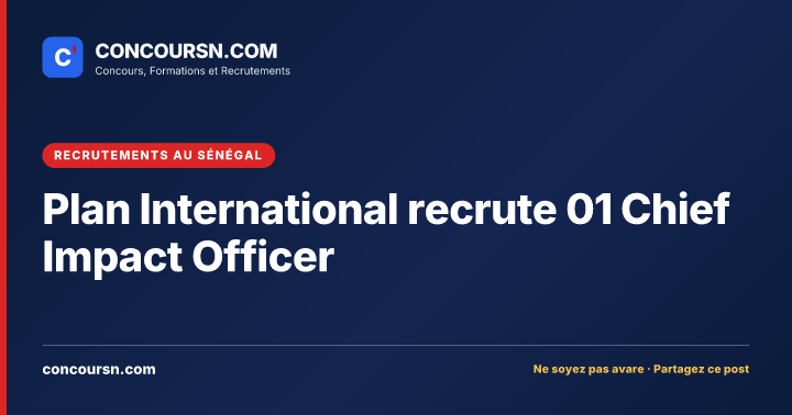 Illustration de l’article : Plan International recrute 01 Chief Impact Officer